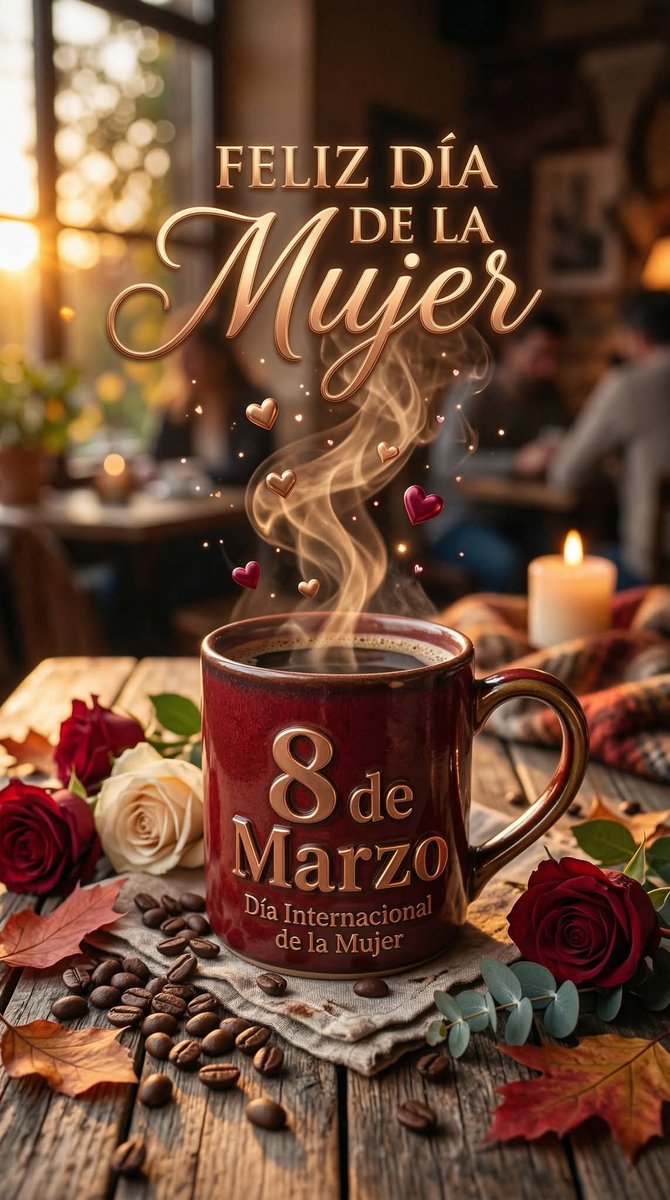 Feliz día de la mujer a todas mis amigas un gran abrazo a todas