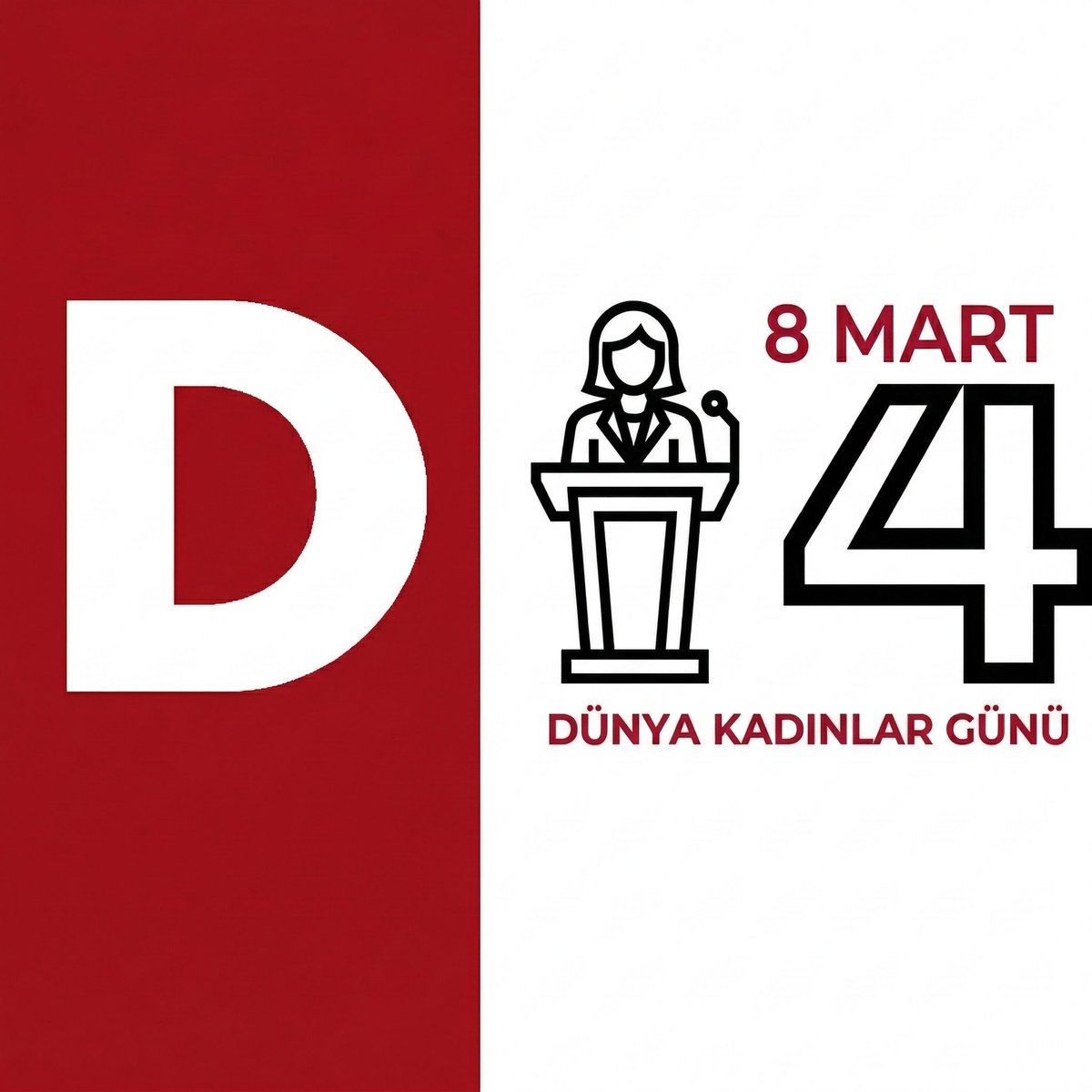 D84 olarak tüm kadınların 8 Mart Dünya Kadınlar Günü'nü kutlarken, kadınların siyasette, kamusal alanda ve medyada hak ettikleri temsil ve görünürlüğe kavuşması için çalışmalarımızı artırarak sürdürüyoruz!