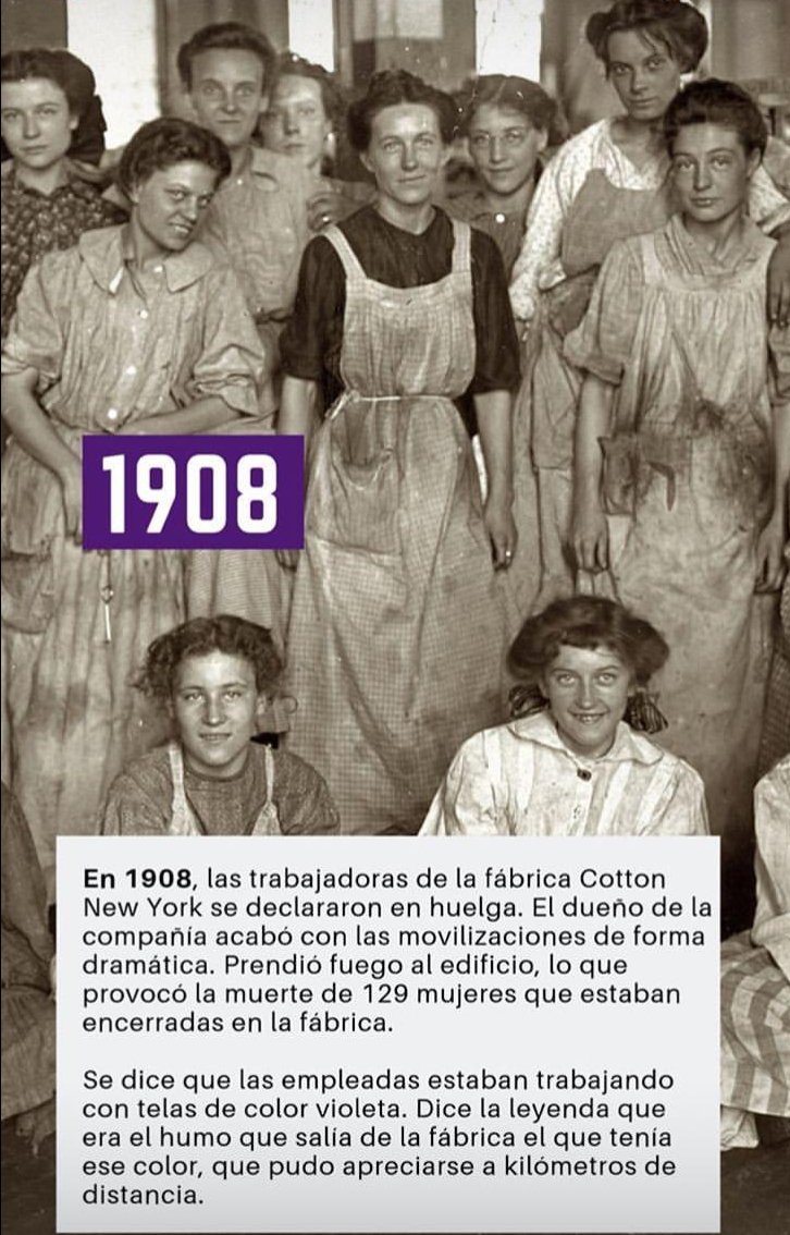 MaiteMNa's tweet photo. #8DeMarzo
#diadelamujertrabajadora

Lo contrario a ser feminista es ser fascista.

Un poco de historia en cuatro imágenes sobre el 8 de marzo y nuestras luchas y conquistas: https://t.co/W1KmmzZi3a