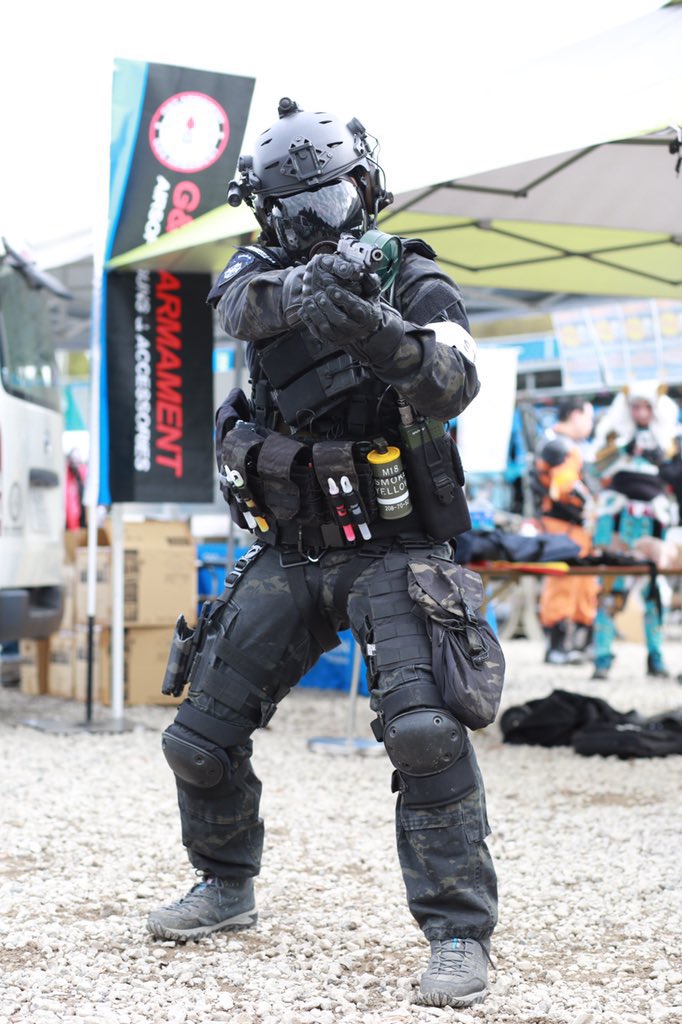 ド初期の青傘(ブルーアンブレラ)装備の写真見つけた..！ まだ