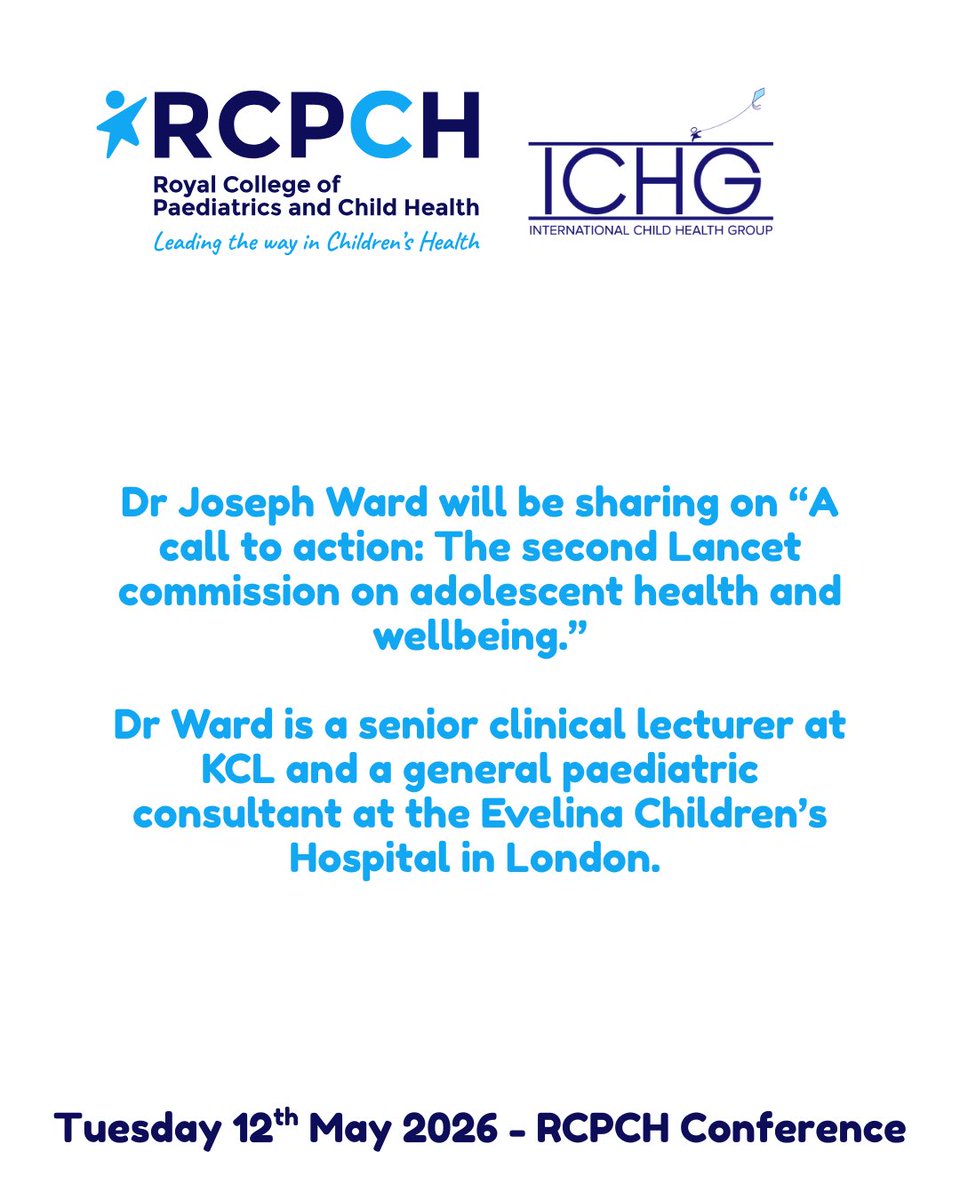 International Child Health Group tweet media