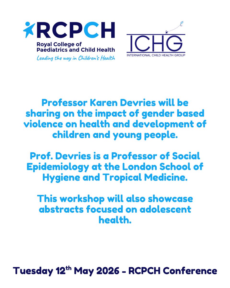 International Child Health Group tweet media