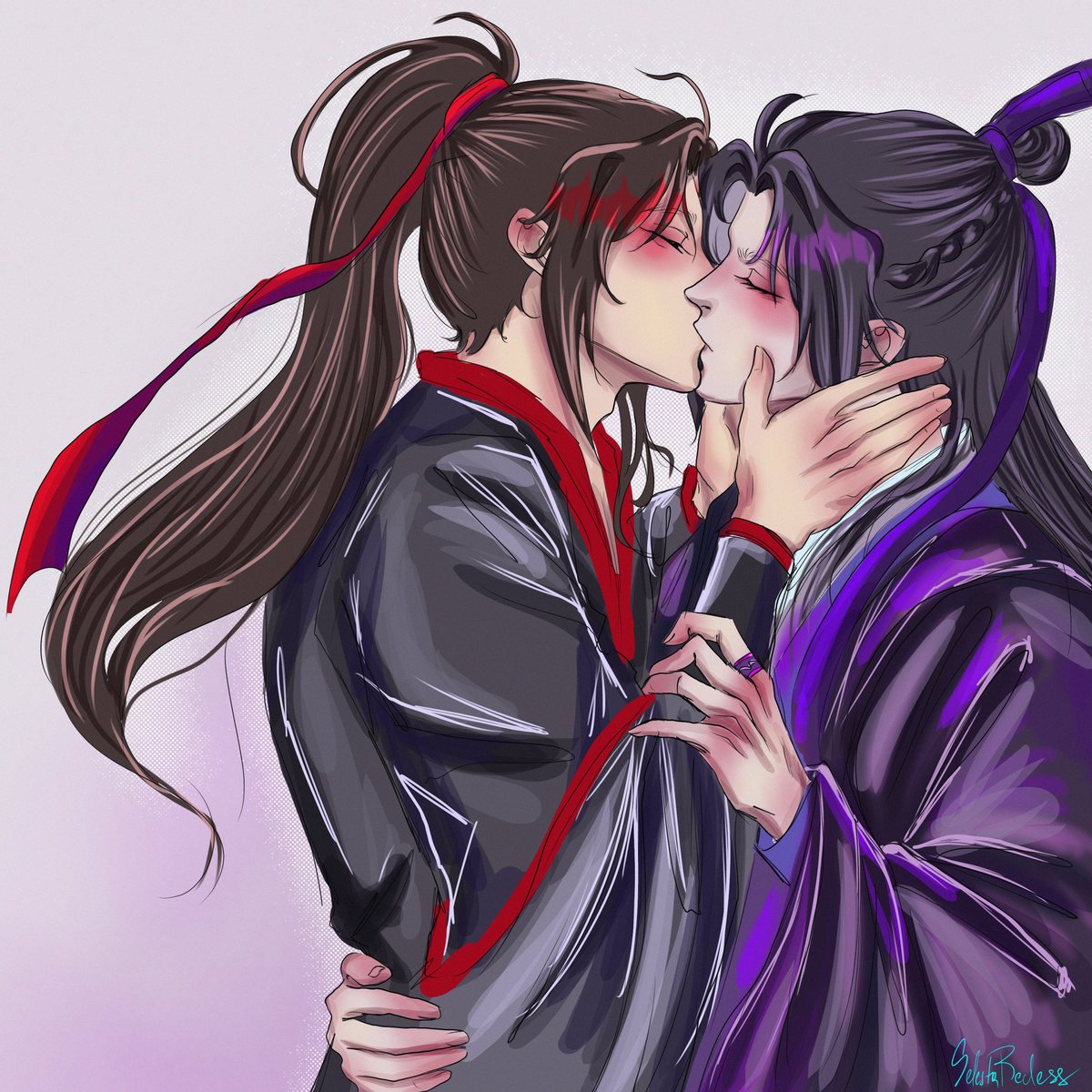 A quick sketch of Chengxian kissing🌸 

#SelestaRecless #Chengxian #Xiancheng #JiangCheng #WeiWuxian #Mdzs #art