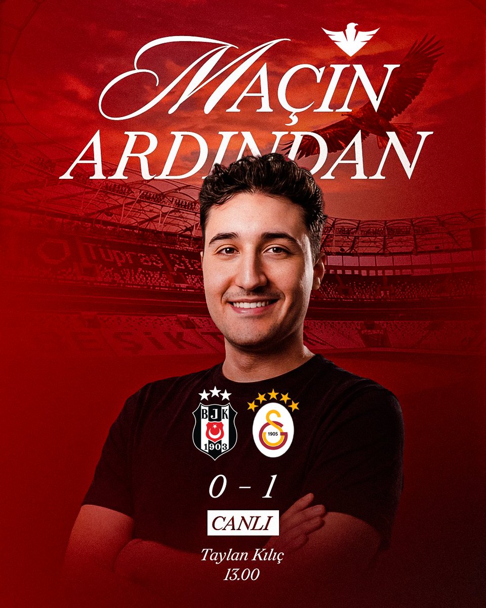 DERBİNİN YANKILARI

▪️Maçta yaşananlar ve tartışmalı kararlar
▪️Futbolcuların istatistikleri
▪️Maç sonu açıklamaları

🎙️<a href="/taylankilic6/">Taylan Kılıç</a>, saat 13.00'te YouTube canlı yayınında hepsini ve daha fazlasını değerlendirecek.

🔗youtube.com/live/eKGAiGmeO…