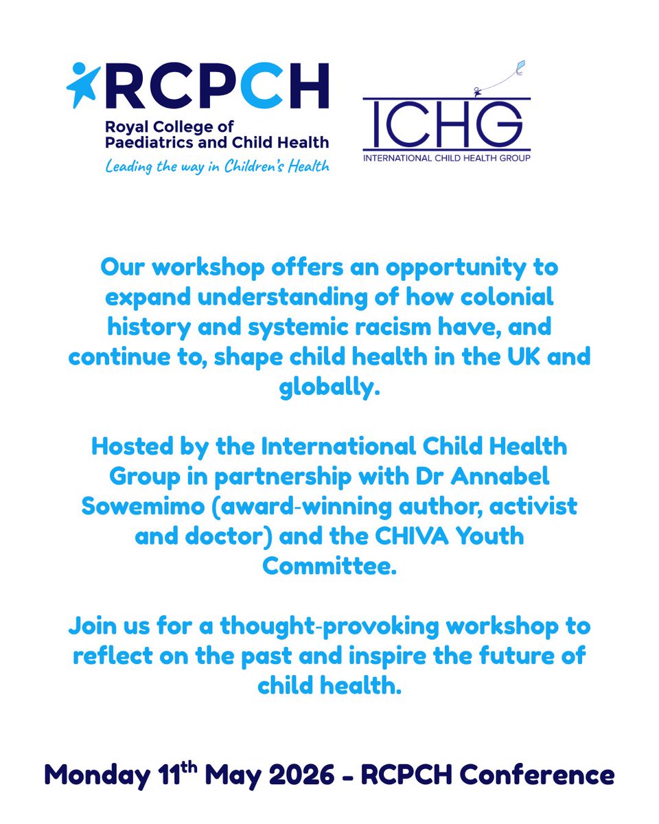 International Child Health Group tweet media