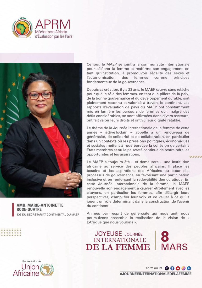 African Peer Review Mechanism (APRM) tweet media