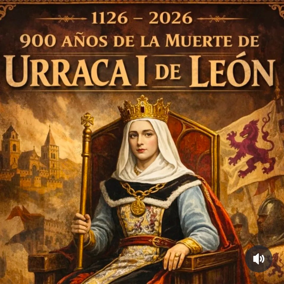 #DiaInternacionalDeLaMujer
Un día como hoy, 8 de marzo de hace 900 años, falleció de parto la reina Urraca I de León, primera reina de pleno derecho de Europa
#UrracaIDeLeón #DiaDeLaMujer
