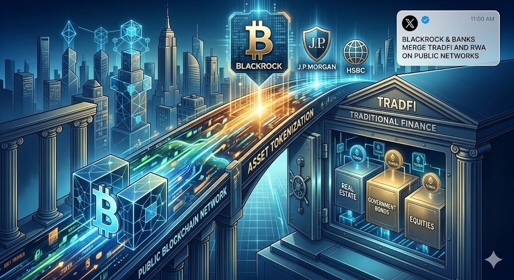 Cryptogram_m's tweet photo. Real-World Asset tokenization is gaining momentum. 🌍
Institutions like BlackRock are exploring ways to bring traditional assets like bonds and real estate onto blockchain.
RWA could be the big narrative of 2026.
#CryptoNews #RWA #Blockchain #Web3 https://t.co/g7deAmzu7v