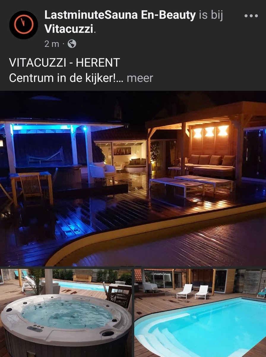 LastMinuteSauna's tweet photo. VITACUZZI - HERENT
Centrum in de kijker!
https://t.co/Bhdcq3Kqri
Vitacuzzi heeft te herent een klein paradijs : de rust en de sobere , stijlvolle inrichting zal u zeker bekoren... https://t.co/tIk2QeGX4Z