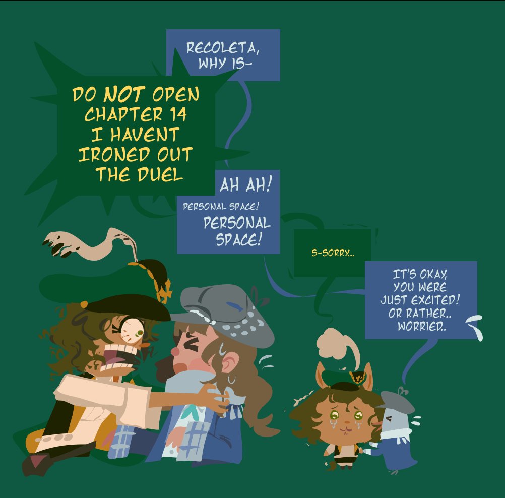 I love putting recoleta &amp; marcus in random situations 

#Reverse1999