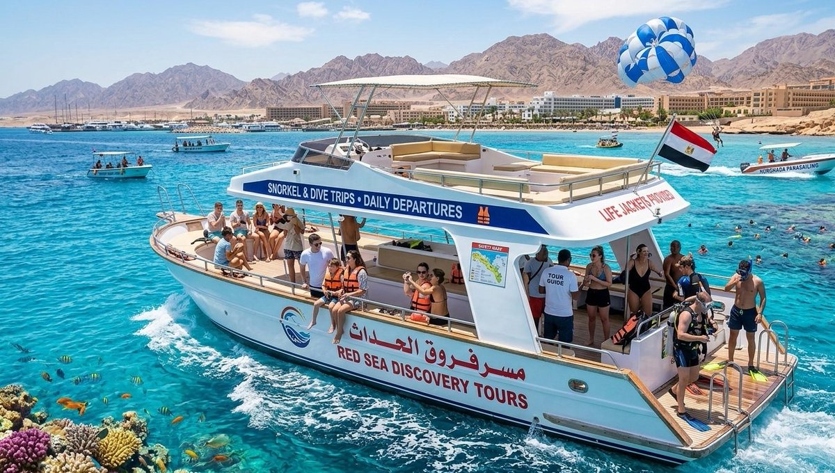 The Red Sea is calling! 

2026 Hurghada tours are officially LIVE. From snorkeling with dolphins at Giftun Island to BBQ dinners under the desert stars, we’ve got your spring break sorted.

Book your spot before the season peaks [rb.gy/xz7wi]

#Egypt #Hurghada #Travel