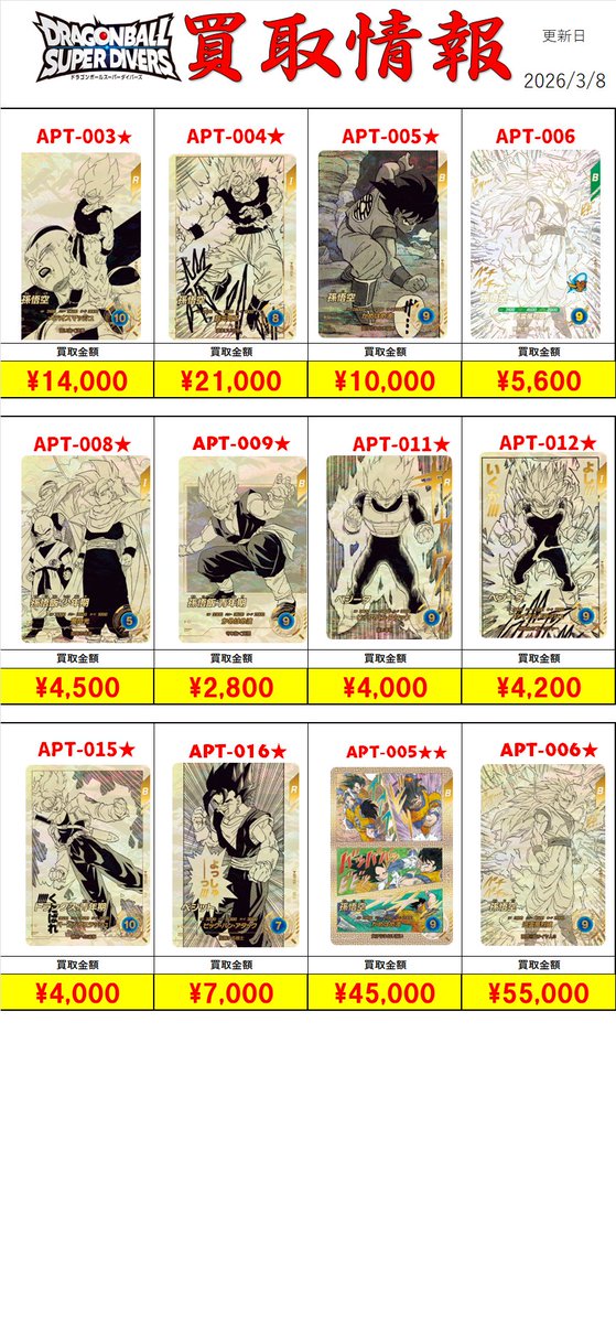 ダイバーズ 40th Anniversary edition 買取価格更新しました！ ◇APT