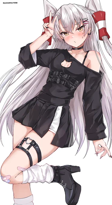 地雷系ファッションの天津風 #艦これ