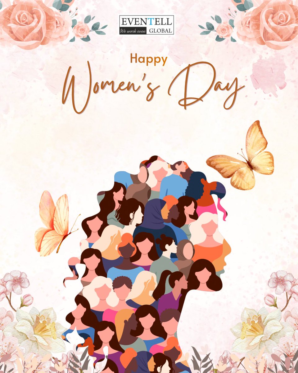 EventellGlobal's tweet photo. Celebrating the strength, grace, and unstoppable spirit of every woman today and every day. Happy Women’s Day! 🎉🌸 https://t.co/5NMOFnaE7B