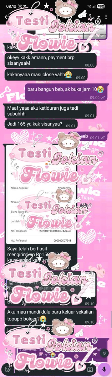 Flowie! Joki tugas with 4.5k+ testi✨️ tweet media