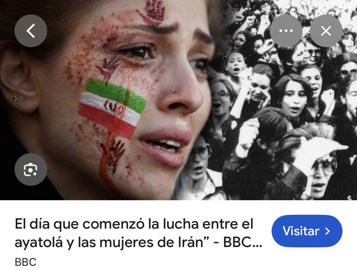 ¡Viva la libertad! ¡ Vivan las mujeres valientes! ¡ Vivan las mujeres que arriesgan su vida por la libertad de todos! Eso es para mí hoy el 8 M.