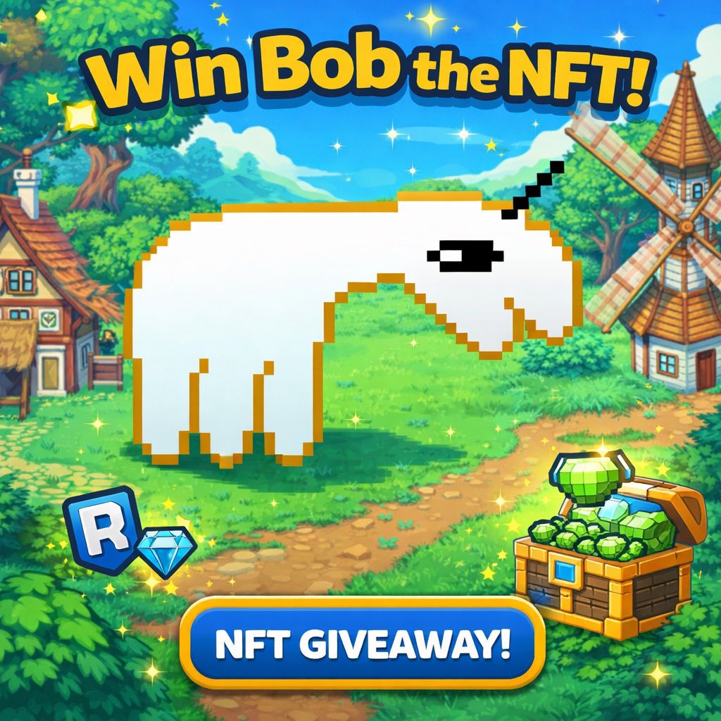 👾 BOB GIVEAWAY (AGAIN?!) 👾

Bob has multiplied.. and now another one needs a home 💜😸

That’s right I’m giving away ANOTHER BOB.

To Enter: 1️⃣ Like ❤️ Comment 💬 &amp; RT 🔁 2️⃣ Follow <a href="/WenMintArt/">WenMint</a> 3️⃣ Visit <a href="/pixels_online/">Pixels</a>, snap a selfie with your favorite avatars, post it below👇