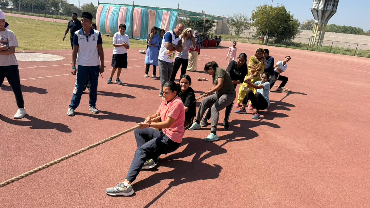 MYB_Bundi's tweet photo. In Bundi, the spirit of sport is shining bright as women athletes come together for the ASMITA League athletics events on International Women’s Day.   #ASMITALeague #KheloIndia #ShePlaysIndiaWins #BreakingTheGlassCeiling https://t.co/1O3qRjFnM2