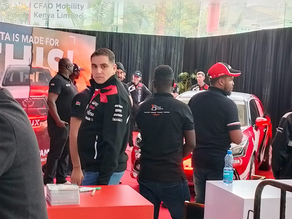 CinemaRoast's tweet image. #CFAOMobilityDrivesKenya #MadeForThis
@ToyotaCFAOKE
Imagine being in the same room as WRC's biggest names 👀 @CFAOMobilityKE brought Elfyn Evans, rising star Sami Pajari AND the legendary Juha Kankkunen to Nairobi — and that's just the beginning of what's coming with the 2026