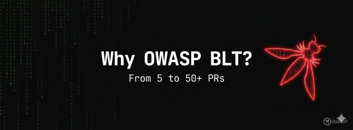 mdkaifansari04's tweet photo. How I started my contribution journey from 5 to 50+prs. 
in @OWASP_BLT 

:give a read 

https://t.co/XSiEvqnGi7 https://t.co/17ropGW5bs