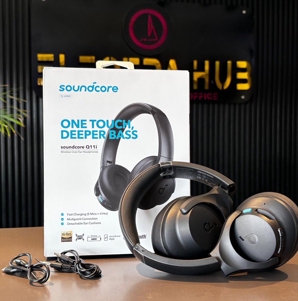 electrahub's tweet photo. Anker Soundcore Q11i Over-Ear Headphones 
*@Ksh.3,999*
-0758842833 https://t.co/gg7xGafHVv