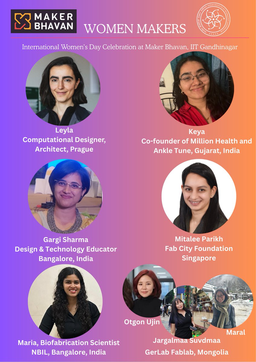 International Women's Day Celebration with Women Makers from Singapore, Europe, Mongolia and India.

#WomensDay2026 #makers #WomenEmpowerments