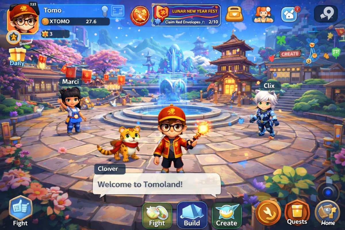 Christotech99's tweet photo. This Lunar New Year I started thinking about what the next generation of creator platforms could look like.
While exploring @tomoland_app, I realized the idea goes beyond gameplay. It’s built around Trustless Open Market Ownership (TOMO), a creator-powered ecosystem where participation isn’t limited to just playing.
Inside Tomoland, creators can build and monetize UGC experiences, AI creations, and gameplay activities using no-code creation tools, making it easier for anyone to start creating.
What caught my attention is The Blueprint, the first limited layer inside the TOMO ecosystem. Instead of speculation, it focuses on real utility like xTOMO point multipliers, airdrop allocations, exclusive events, and early ecosystem access.
Personally, I think early creators gain a structural advantage by learning the tools and building before the ecosystem fully expands.
With the Lunar Creator Prosperity Festival, it feels like the perfect moment to explore.
Download the app, follow @tomoland_app and @TheCreatorFi, and claim your Blueprint.
#TOMOBlueprint