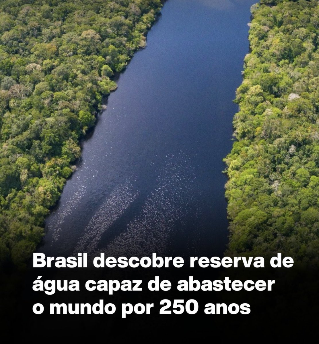 🚨 TESOURO SOB A AMAZÔNIA

O Sistema Aquífero Grande Amazônia (SAGA) foi confirmado como a maior reserva de água doce do mundo, com 162.520 km de volume (cerca de 150 quatrilhões de litros). A reserva, mapeada pela UFPA, é quatro vezes maior que o Aquífero Guarani e suficiente