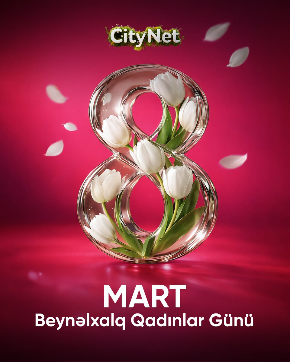 Citynet_az's tweet photo. Güllər təbiəti bəzəyir, qadınlar isə həyatı! 🌷
Zərifliyi, gücü və sevgisi ilə dünyanı işıqlandıran bütün xanımların 8 Mart Beynəlxalq Qadınlar Günü mübarək! 💐 

#Citynet #8Mart https://t.co/NmUn2D9rFM