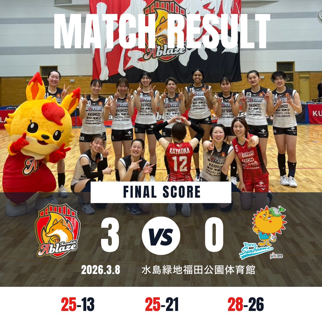 倉敷アブレイズ　Kurashiki_Ablaze_official【公式】 tweet media