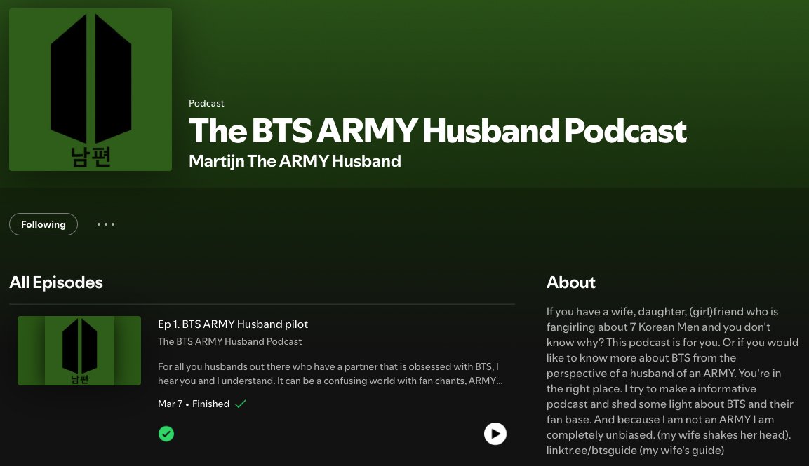 ARMYBTSguide's tweet image. My husband who thinks he's not an ARMY but also works on a list of how to know if you're an ARMY, makes BTS cars in his games, created the BTS cake analogy... totally not an army😆now started a BTS podcast:
open.spotify.com/show/6G1Jl7NMh…
So cute💜
#bts #BTSARMY #BTScomeback #BTSARIRANG