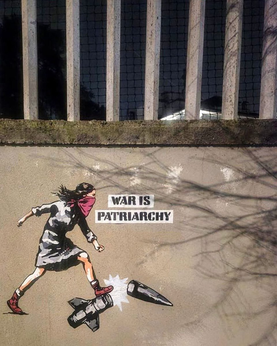 Laika ci ricorda che i diritti delle donne si affermano con una visione di società basata sulla cura e il dialogo, non sulle dicotomie e le diseguaglianze. La guerra é la manifestazione più estrema del patriarcato. Donna é pace. La democrazia è pace.I diritti sono pace. 
#8marzo