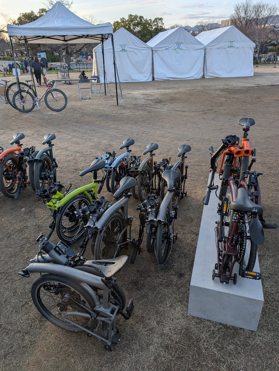 Genuine_S's tweet image. さらば大阪と #ブロンプトン の群れ
#Brompton