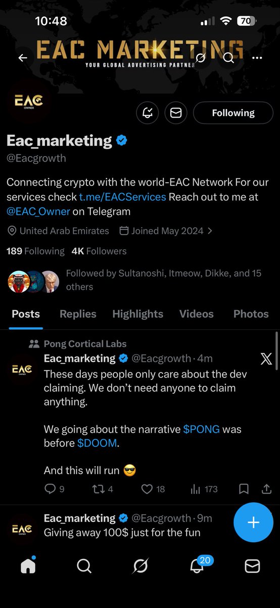 switchmau's tweet photo. @Eacgrowth Say lessss :)

CpVkguDqLucvpJwYu49T6E85UK9zWPtP3nW56pm3M2RQ https://t.co/Hqsl7yM39a