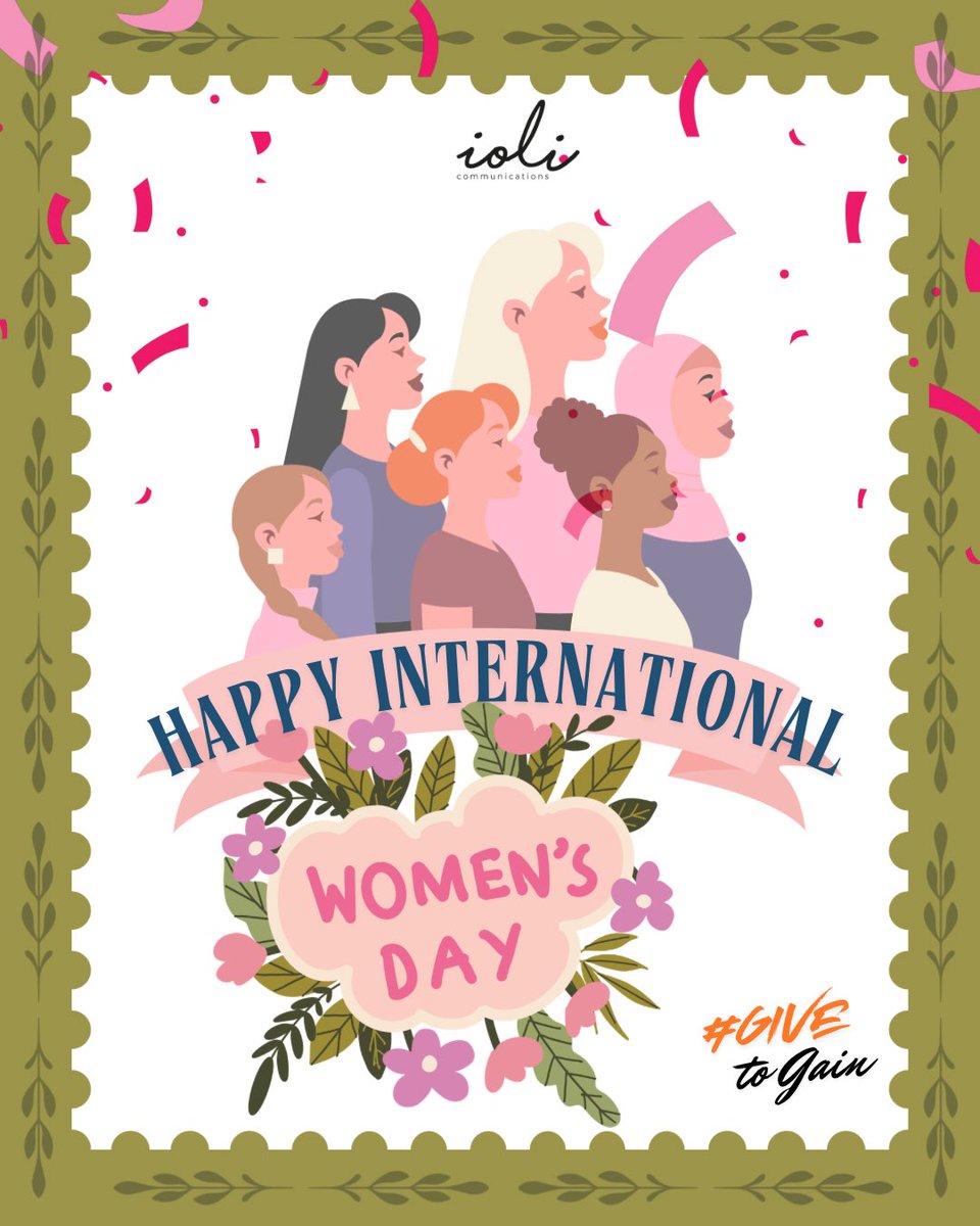 Iolicomms's tweet photo. This International Women's Day, we celebrate the power of giving: support, opportunity, mentorship, and respect.

Because when we give, we gain stronger workplaces, communities, and a more equal future.

Together, let's forge gender equality through abundant giving https://t.co/ZhMbC8IuYF