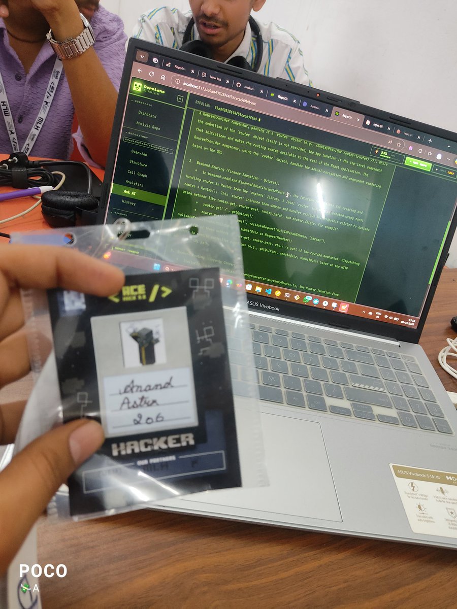 anand9752's tweet photo. Locked in at #AceHack 5.0 in Jaipur! Building Repolens The energy here is insane – mentors, swags, and non-stop coding
Thanks @AceHack_uemj
for this epic experience! https://t.co/JDEm1cqAXE