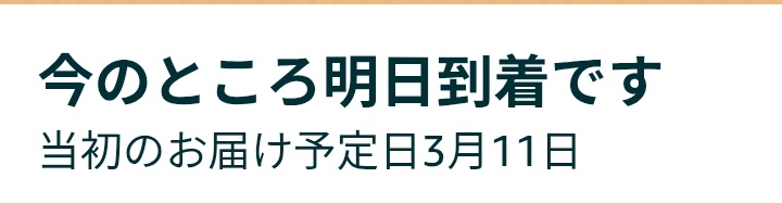 irikuri's tweet photo. Amazonこんなふわっとした
予定表示あるんだ https://t.co/uwXvy0qfGQ