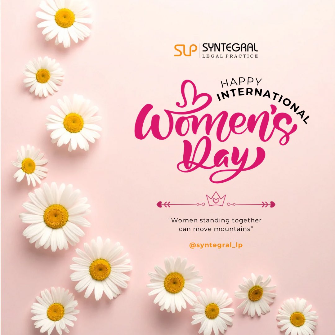 Syntegral_LP's tweet photo. Empowered women empower the world. Happy International Women’s Day.

#WomensDay2026 #InternationalWomensDay #SyntegralLP https://t.co/etaRXHqfAA