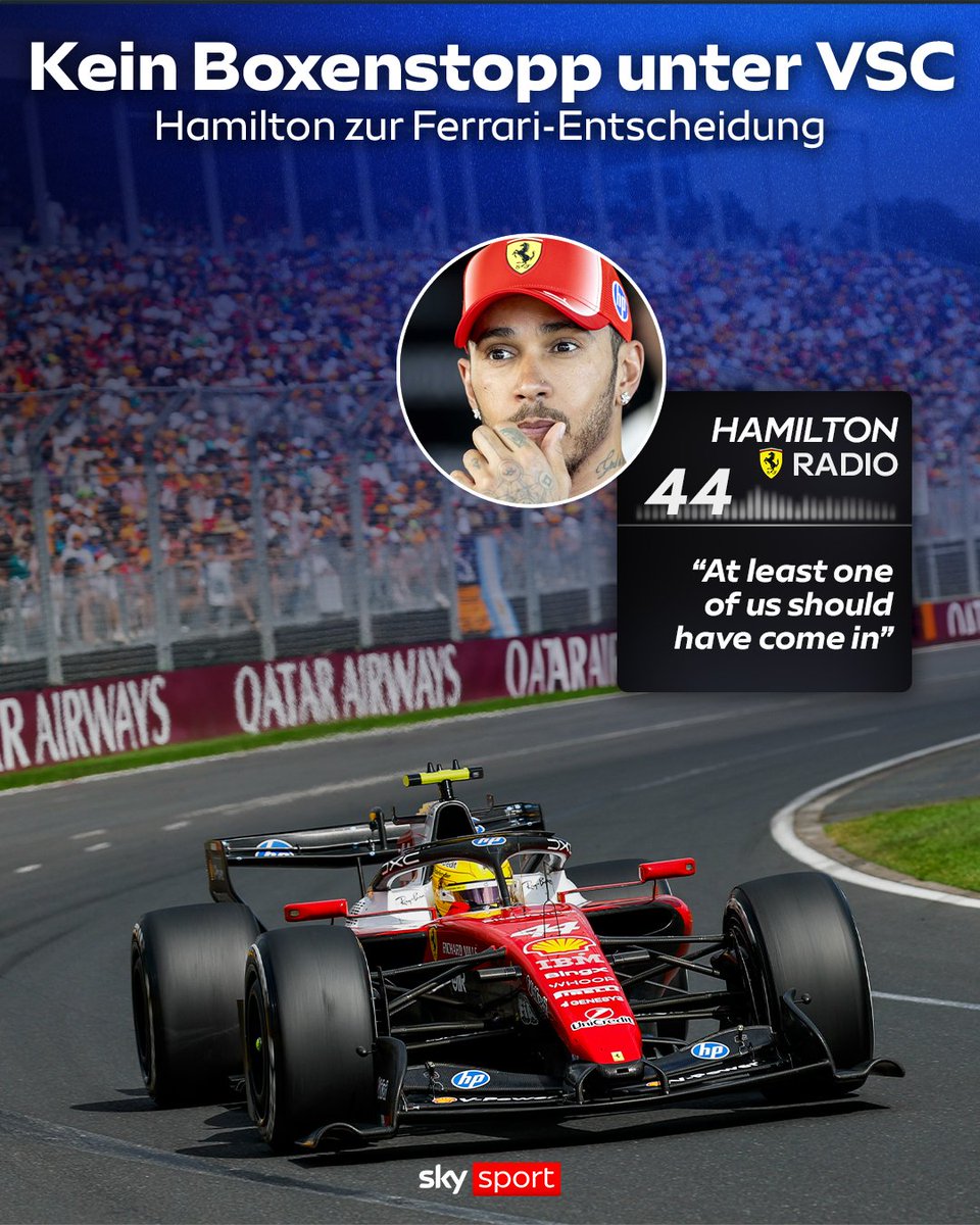 skysportformel1's tweet image. Strategiefehler von Ferrari? 👀

#SkyF1 #F1 #AustralianGP