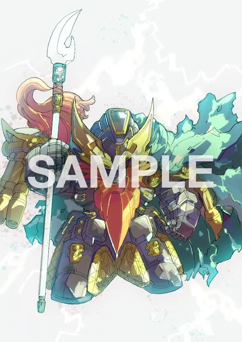薄力粉 LINEスタンプ発売...さんのコミッション「SDガンダム三国伝に出てくる董卓ザクをお願いします 構図はお任せします」 #Skeb #Commission より というわけで ふんころさんからのリクエストで 董卓ザクをがっつり描かせていただきました!