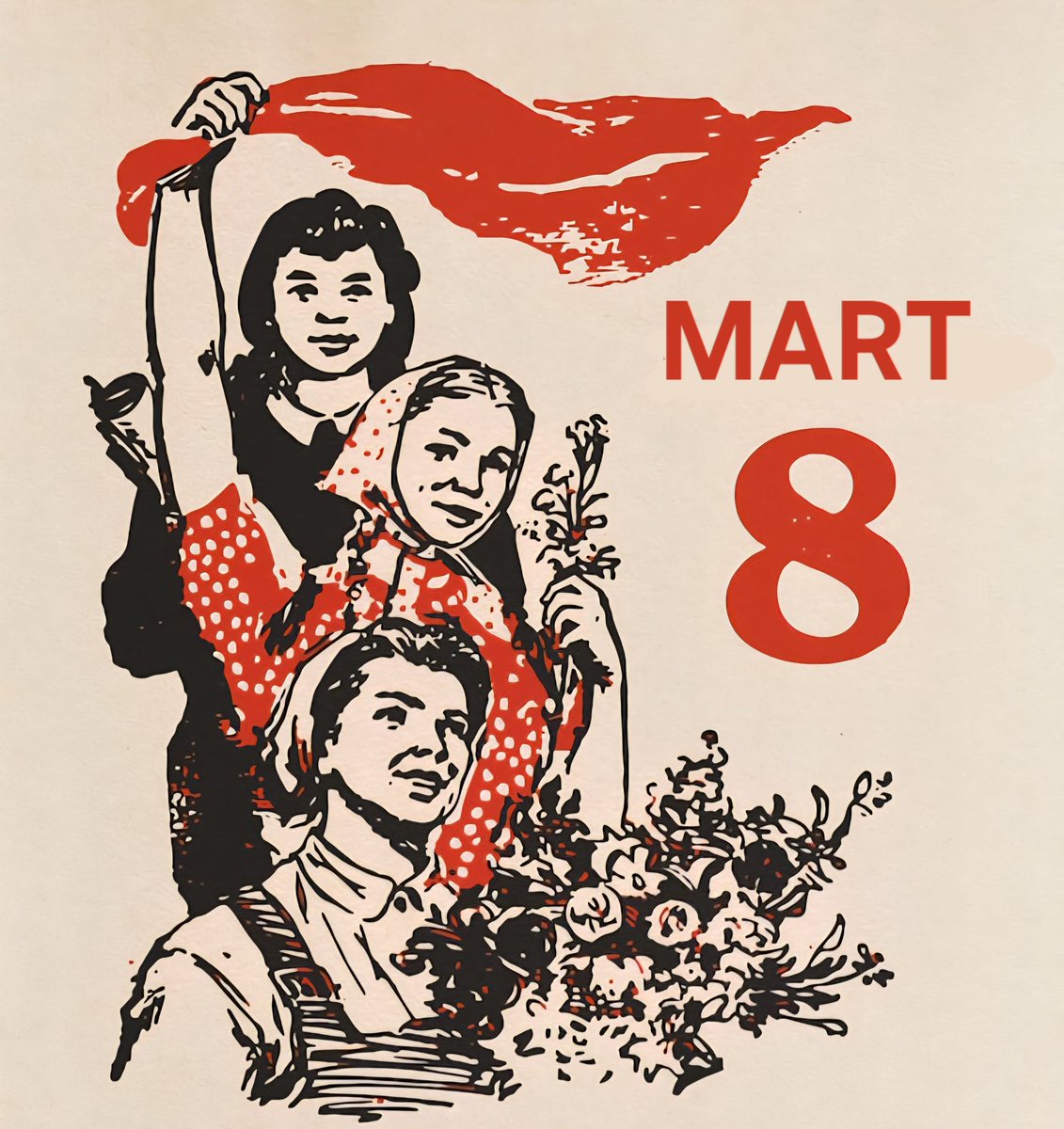 bilkent_sdt's tweet photo. Bugün; fabrikalarda ter dökenlerin, tarlalarda güneşi karşılayanların ve 'Ekmek ve Gül' diyerek meydanları dolduranların günüdür.
​Kadınların emeğinin sömürülmediği, şiddetin gölgesinde kalmadığı bir dünya için sosyalizm.

Yaşasın 8 Mart Emekçi Kadınlar Günü!
#8Mart https://t.co/24aQ2C9HRg