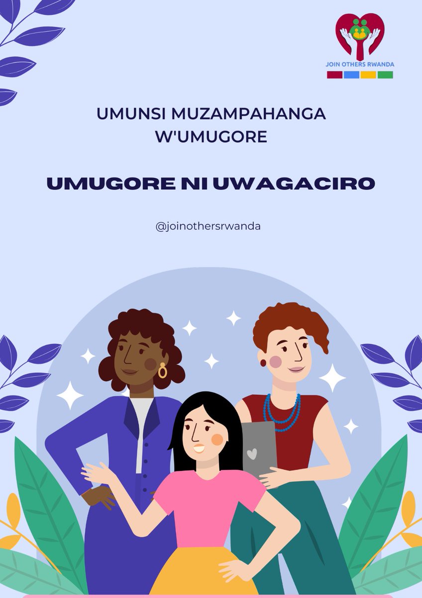 Uruhare rw'umugore n'ingenzi mu kubaka Umuryango Utekanye kandi Ushoboye. Umugore n'uwagaciro. <a href="/RwandaGender/">Ministry of Gender & Family Promotion | Rwanda</a> <a href="/unwomenrwanda/">UN Women Rwanda</a> <a href="/RwandaWomen/">National Women's Council</a> <a href="/FirstLadyRwanda/">First Lady of Rwanda</a> <a href="/Mamaurwagasabo1/">Mama Urwagasabo Tv</a> <a href="/Annemwiza/">NIWEMWIZA Anne Marie</a> <a href="/PMudakikwa/">Pam Wa Mudakikwa</a> <a href="/mutesi_lydie/">Lydie Mutesi Mwambali</a> <a href="/EddaM2012/">Edda Mukabagwiza</a> <a href="/nmukazayire/">Nelly Mukazayire</a> <a href="/U_Consolee/">Uwimana Consolee</a> <a href="/yvkayiteshonga/">Yvonne Kayiteshonga 🇷🇼</a>