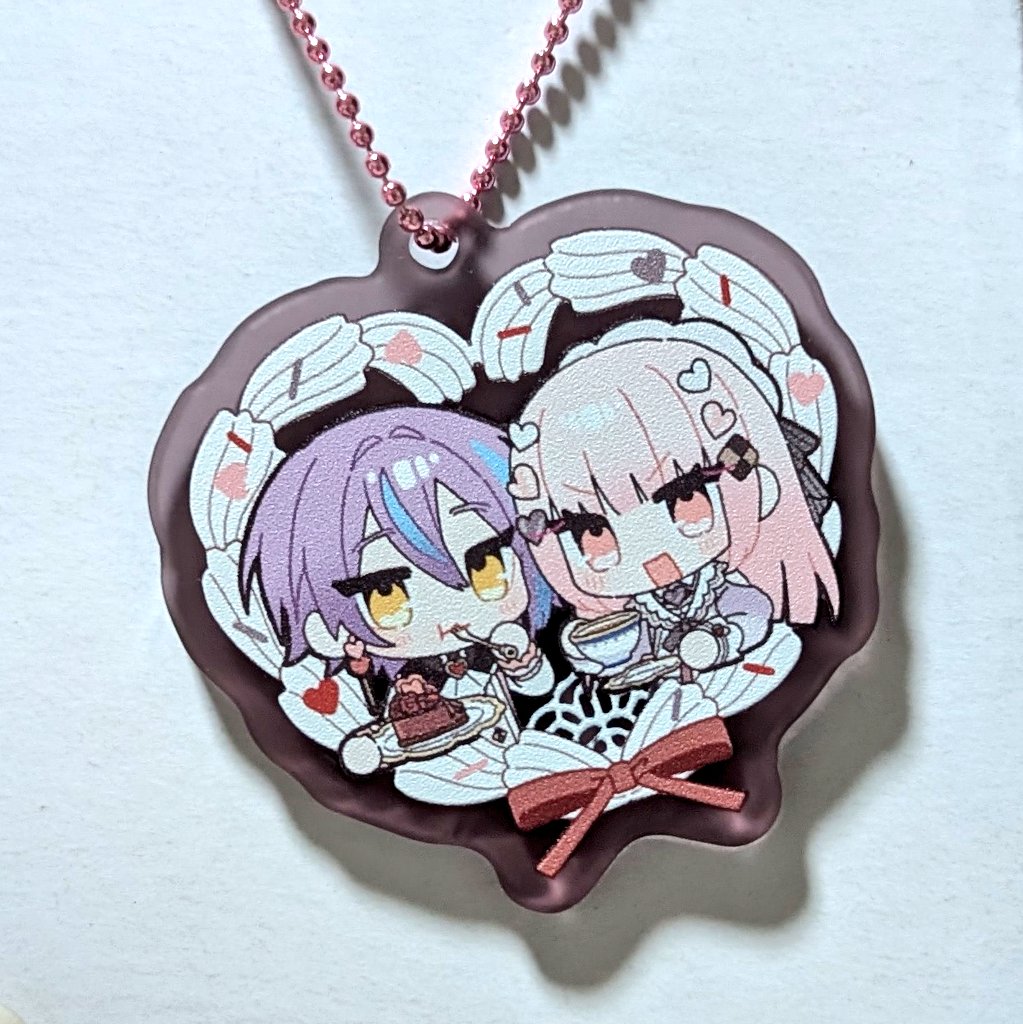 アクキー届いた　かなりかわいい