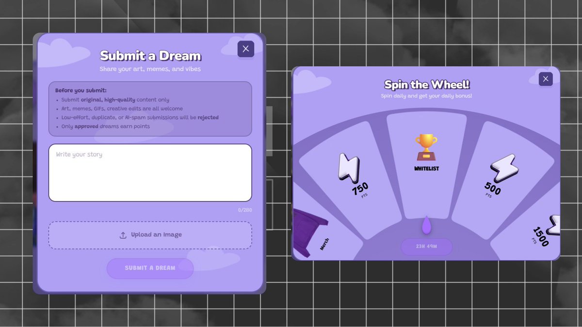 weingfo's tweet photo. Alpha @degentokenbase

Supply: 777
Mint Price: FREE MINT
Mint Date: TBA
Founder: @jacek0x

Part of the $DEGEN ecosystem with multiple ways to secure WL GTD / FCFS.

How to get WL:

1. Grind Dream Platform
   Register: https://t.co/B8ae6gRc89

• Connect X + Wallet
• Complete all tasks
• Daily Spin The Wheel (extra points)
• Submit A Dream → art / meme / GIF (original content)
• Share referral

Top 1–100 leaderboard → WL GTD

Top Hat OG
   • Hold 1M+ $DEGEN for 30 days
   • GTD whitelist
   • Limited 250 spots (86 already claimed)

2. Dream OG
   • Hold 150K+ $DEGEN for 30 days
   • +10% point boost on leaderboard

3. Greedy Degen Role
   • First 111 users reach Lv.15
   • Access exclusive raffles & higher WL chances

Extra chances via:
• Community events
• Meme contests
• Challenges

Discord: https://t.co/u1eGY1cIYY

Collabs open with @BR4ted

Low supply + free mint + strong $DEGEN community.
Worth grinding early.

Save this to bookmarks for later.
Filter carefully, validate everything, and move early.
Always DYOR and NFA