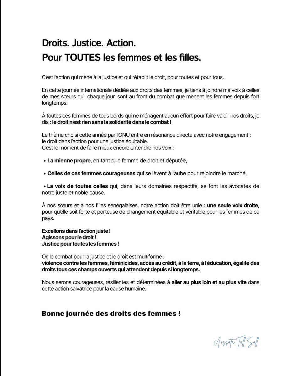 Aïssata Tall Sall tweet media