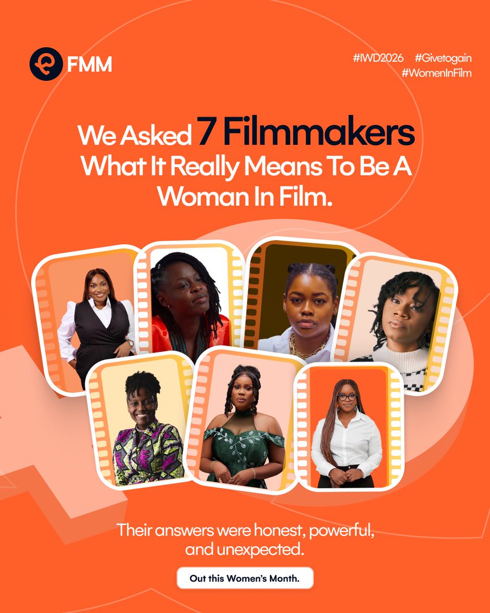 Filmmakers_mart's tweet photo. We asked 7 women from across Africa one question:
 What does it really mean to be a woman in film? Their answers were honest @blessinguzzi @BiodunStephenO @LajuIren 

Talent grows stronger when opportunities are shared. Watch this space as we share their stories.

#IWD26  #IWD https://t.co/XDn9tQhz4v