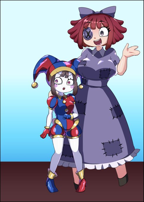 【R18/NSFW】TheAmazingDigitalCircus Pomni &amp; Ragatha ギャル化ビッチ堕ち