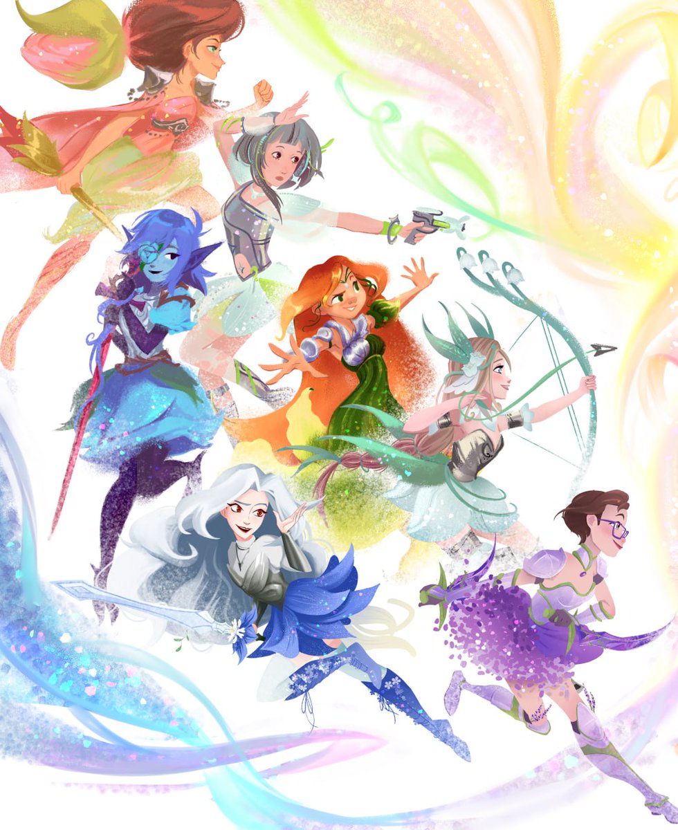 Annetsumi's tweet photo. 🌸Spring Knights🌸
To celebrate March 8th, my friends and I teamed up to create something special — our big art collab. It was organized by LadyShalirin, a huge thank you to her for that
#artcollaboration #characterdesign #digitalillustration #artistsontwitter #floraldesign https://t.co/eajvTujWcp