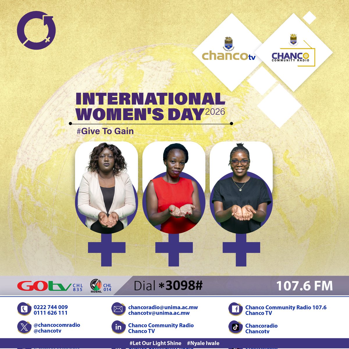 chancotv's tweet photo. This year's International Women's Day theme reminds us that we can all give our support to gain advancement for women.

#GiveToGain #IWD2026 #IWD26 https://t.co/TLKrSGLnbF