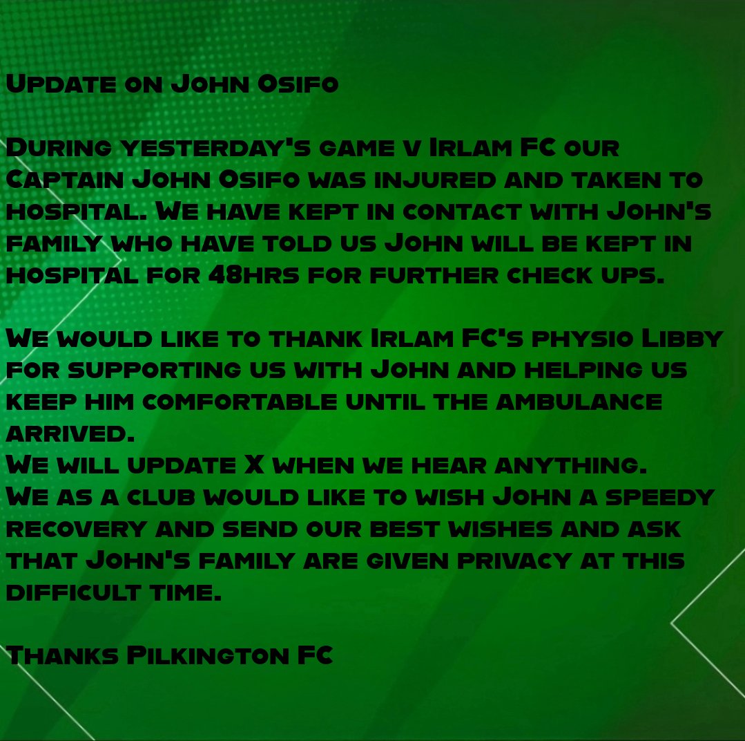 Pilkington Football Club tweet media